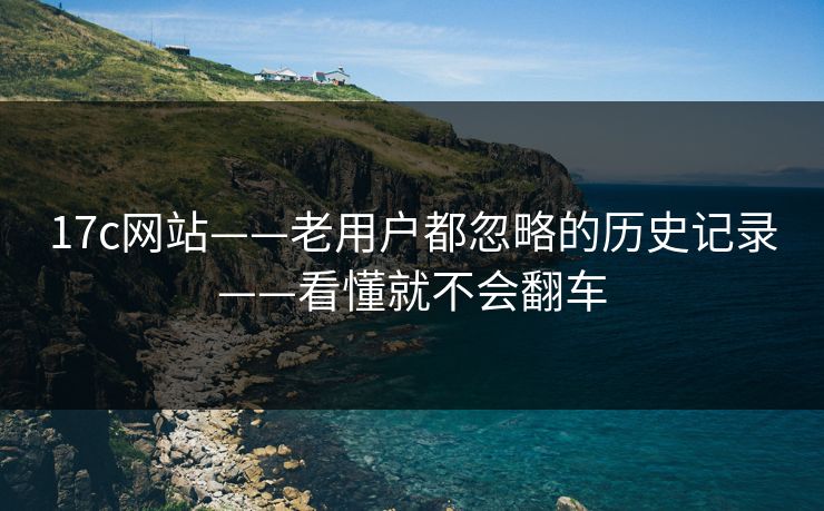 17c网站——老用户都忽略的历史记录——看懂就不会翻车