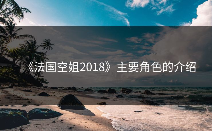 《法国空姐2018》主要角色的介绍